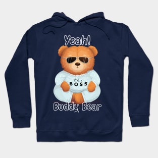 Yeah Buddy Bear Graphic Hoodie